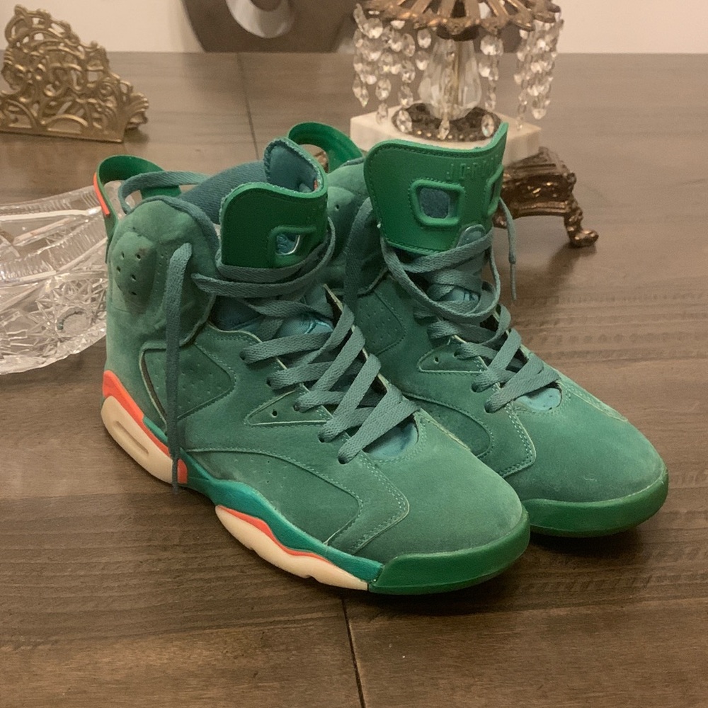 Green High-Top Sneakers